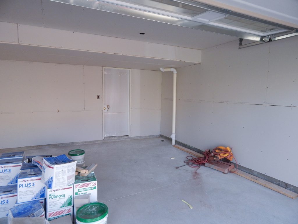 Garage Drywall Construction