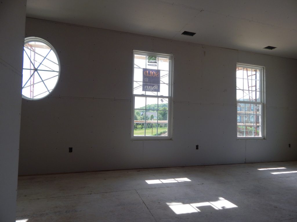 Living Room Drywall Construction