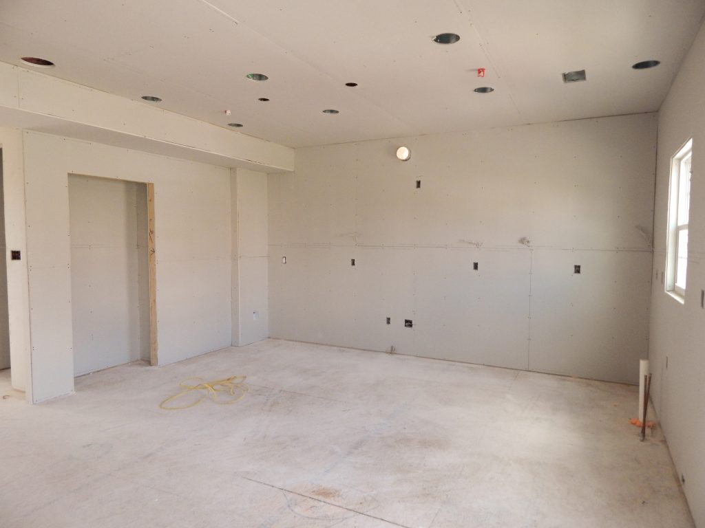 Kitchen Drywall Construction