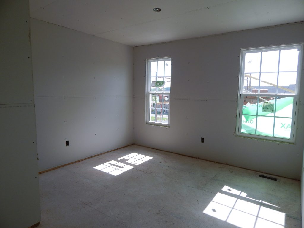 Guest Room Drywall Construction