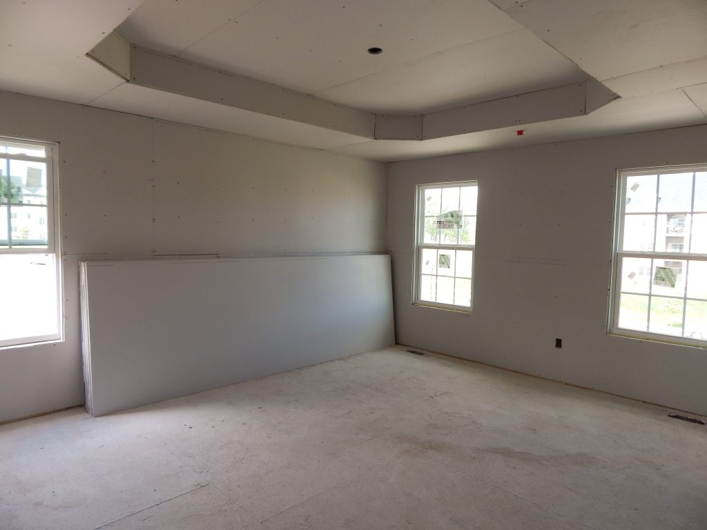 Master Bedroom Drywall Construction