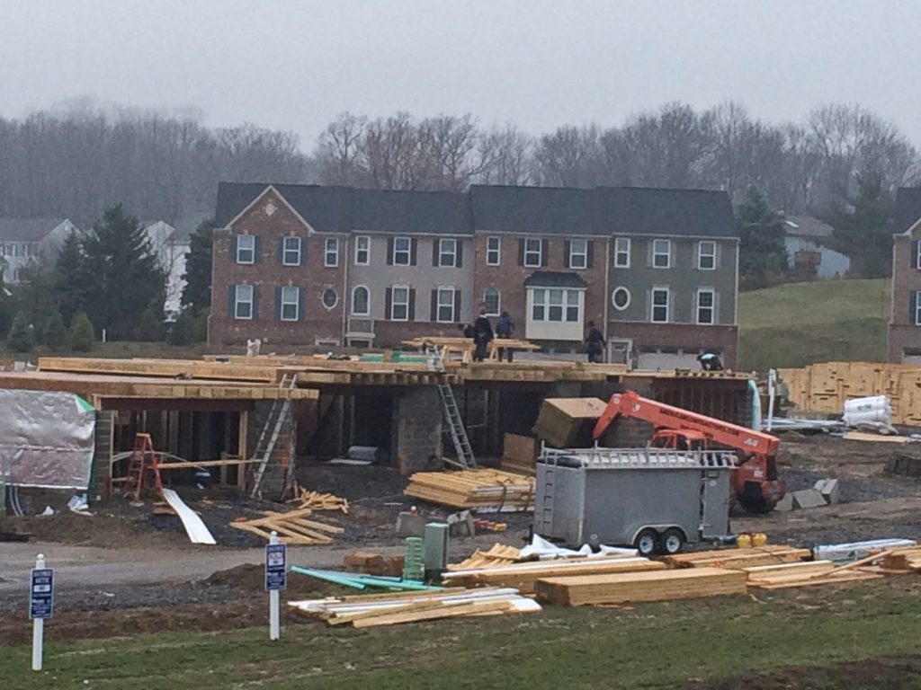 Construction Building the First Floor