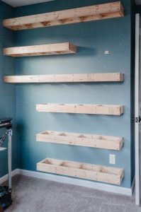 How to Build DIY Floating Shelves: Easy Tutorial | Christene Holder Home