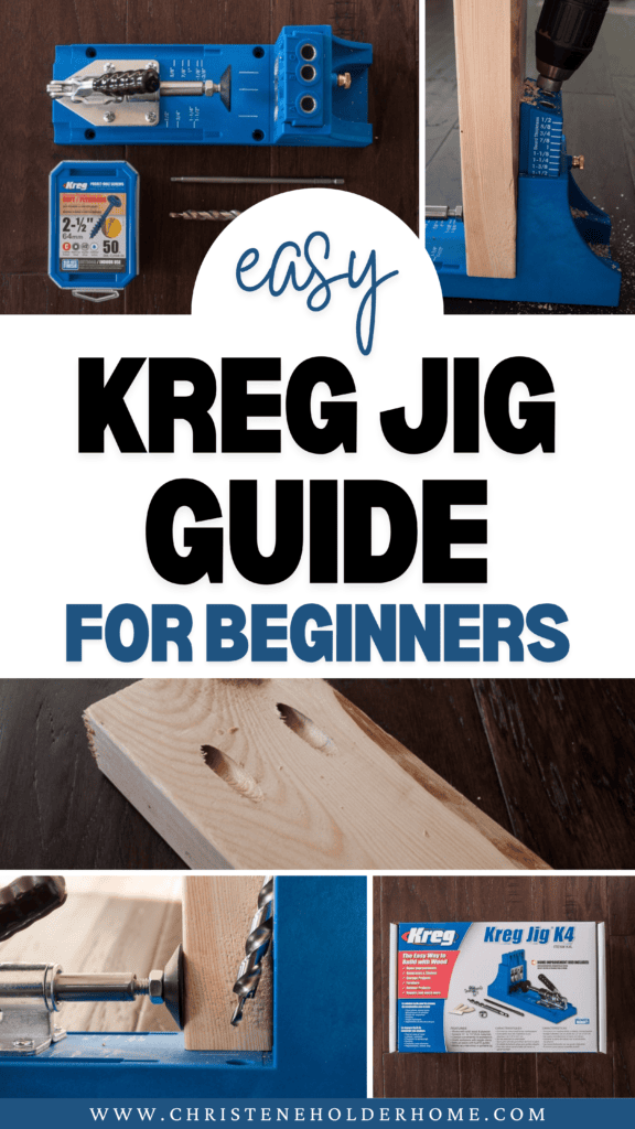 How to Use a Kreg Jig | Christene Holder Home