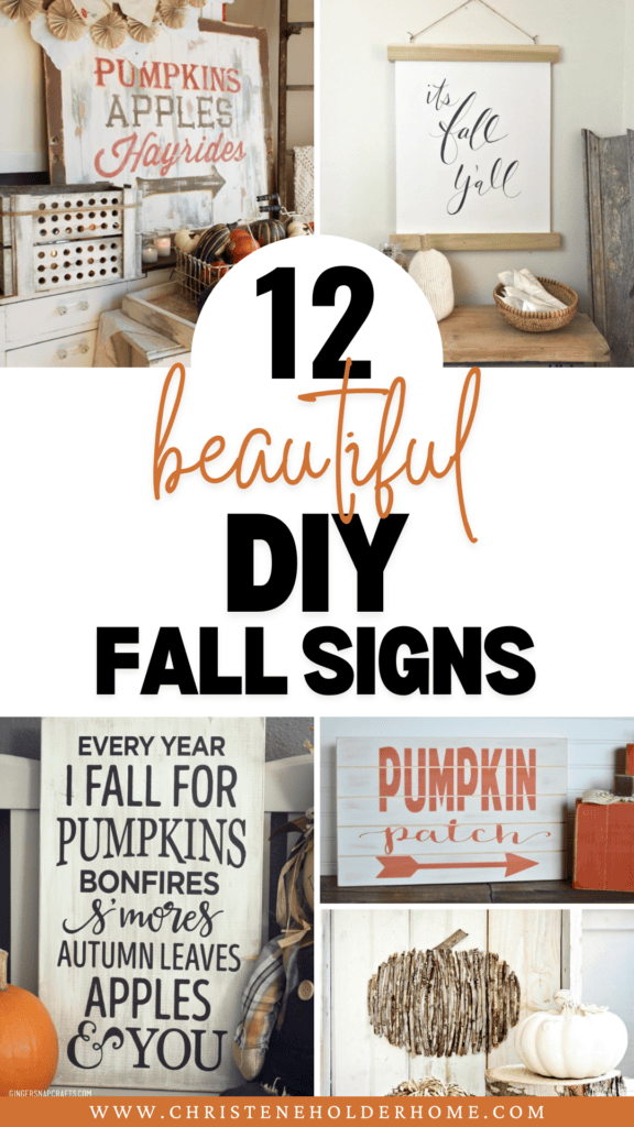 12 beautiful diy fall signs