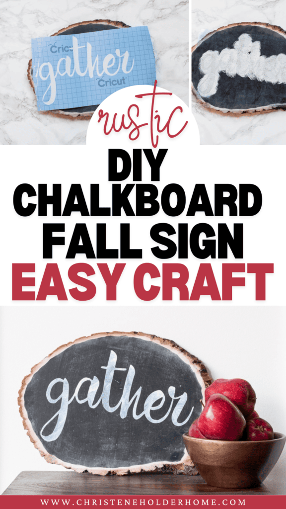 rustic diy chalkboard fall sign easy craft