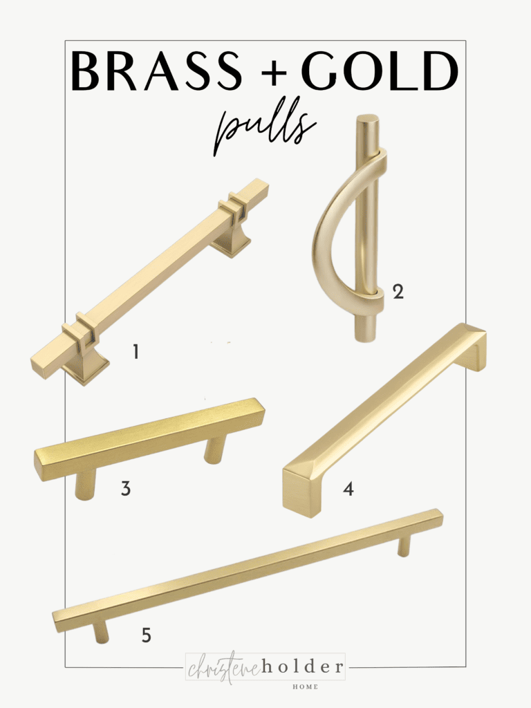 Modern and Minimalist Cabinet Pulls and Hardware | Christene Holder Home