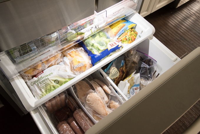 How to organize a drawer freezer. Make the most out of all the food storage space and create a system that works for your family.