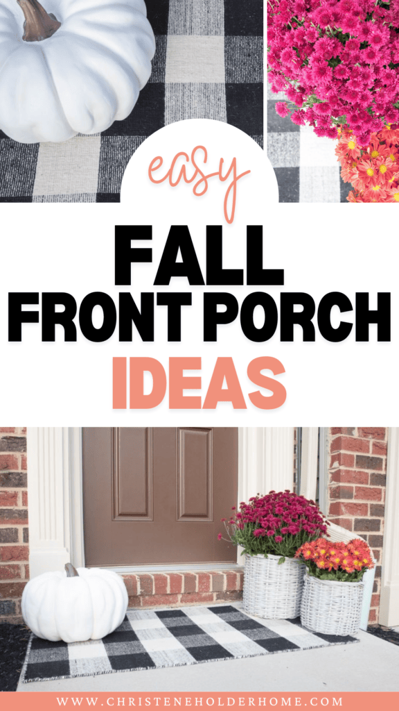 easy fall front porch ideas