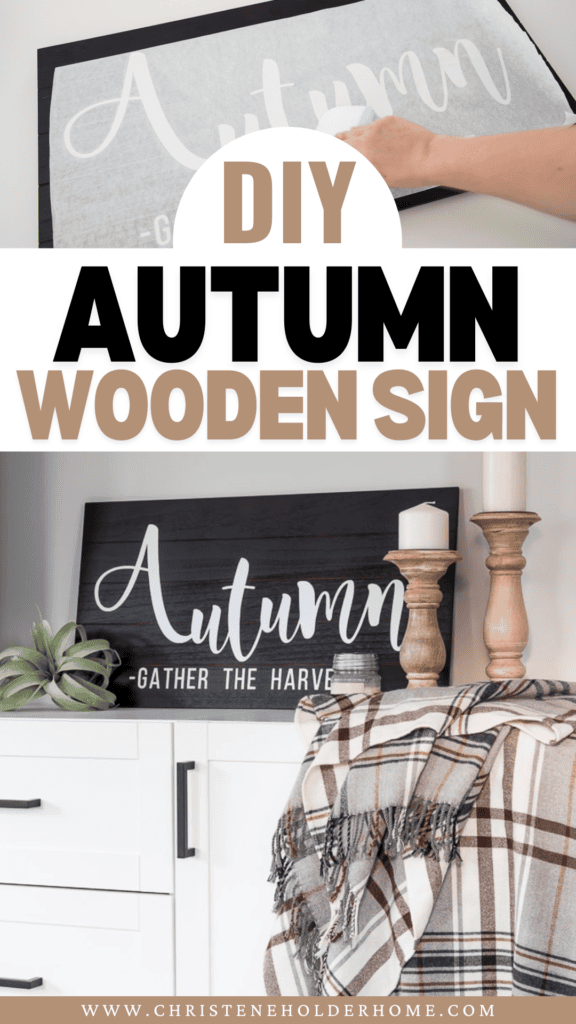 DIY Autumn Wooden Sign