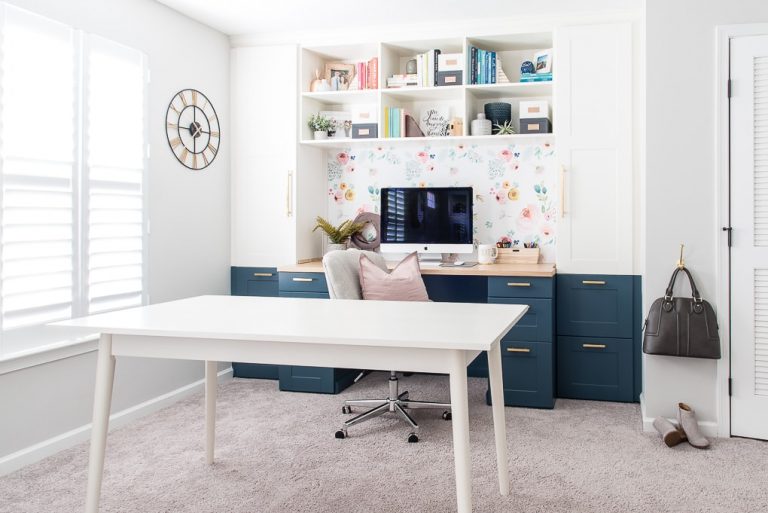 Modern and Bright Creative Home Office Reveal {One Room Challenge Week ...