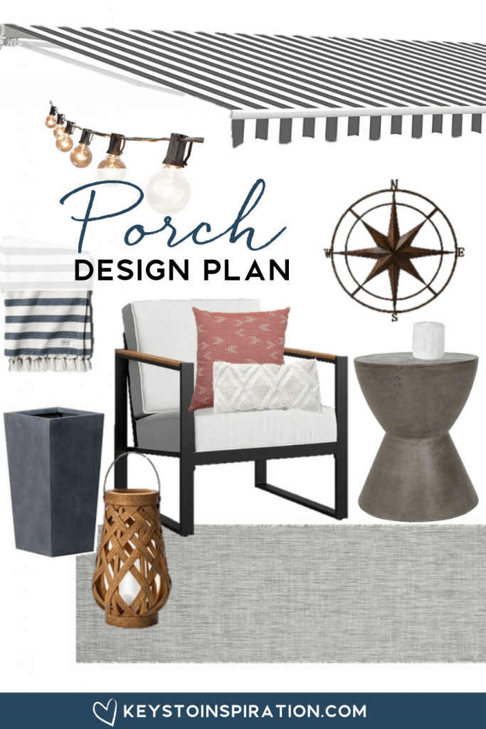 Our small porch design plan summer outdoor space