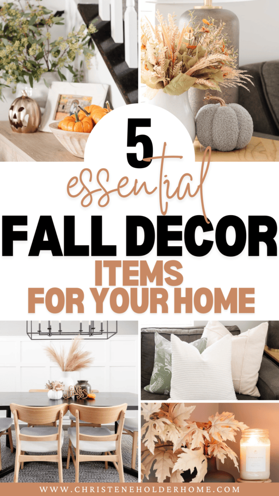 5 essential fall decor items for your home