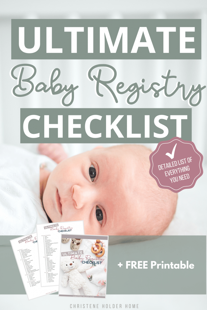 ultimate baby registry checklist free download