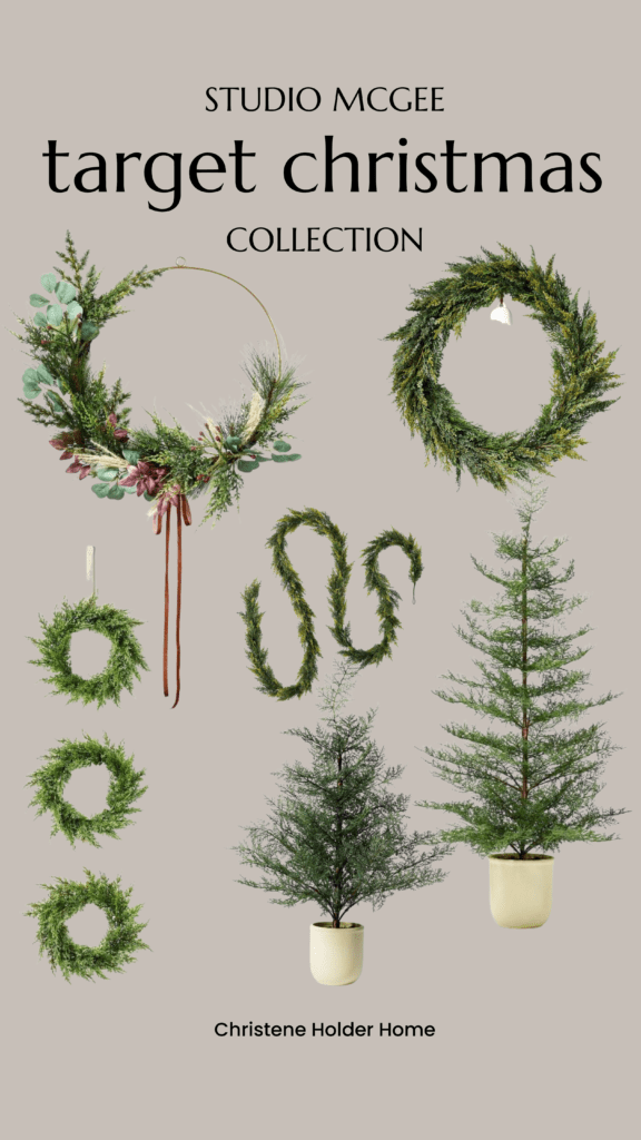 studio mcgee target christmas greenery christmas garlands christmas trees