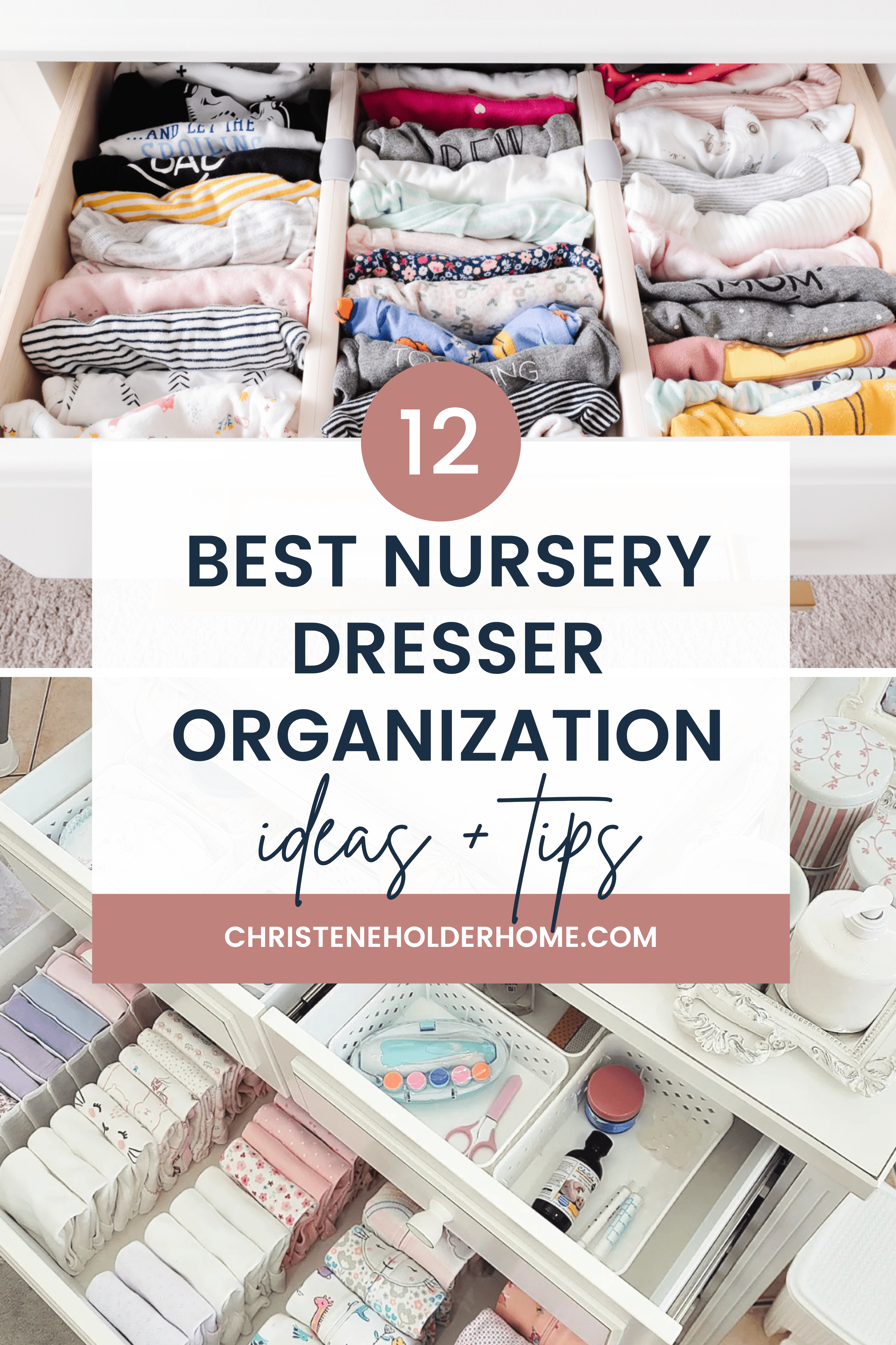 Nursery Dresser Organization: Tried & True Tips - Kelley Nan