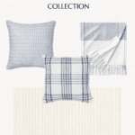 Promotional image for Hearth and Hand with Magnolia Target Summer Collection featuring a checkered pillow, a woven pillow, a fringed striped throw blanket, and a textured rug. Text reads "HEARTH & HAND target summer COLLECTION," with "Christene Holder Home" at the bottom.