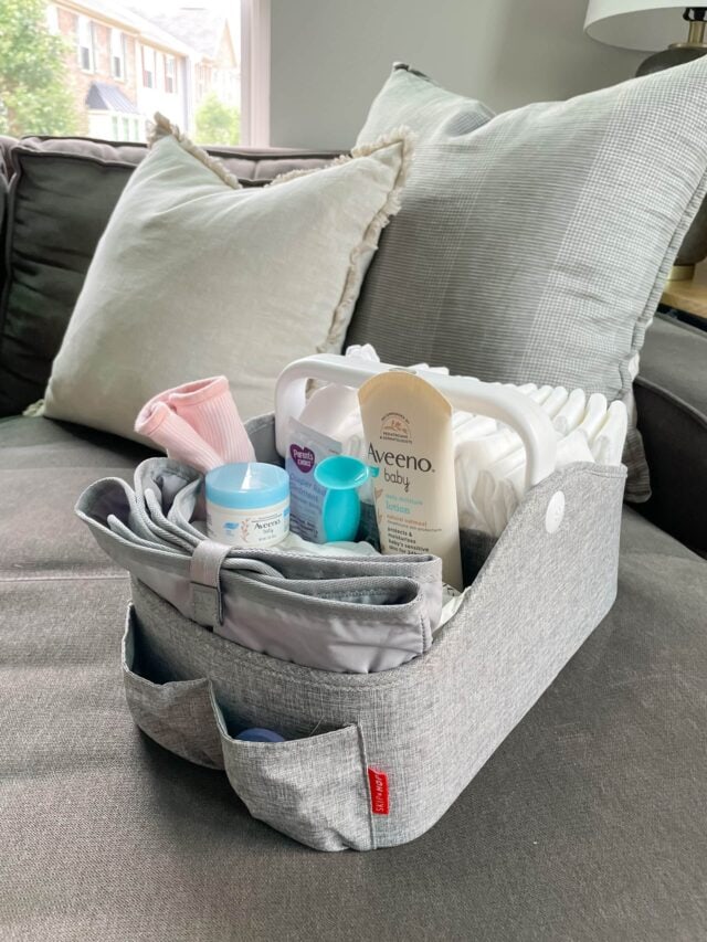 How to Organize a Diaper Caddy - 50