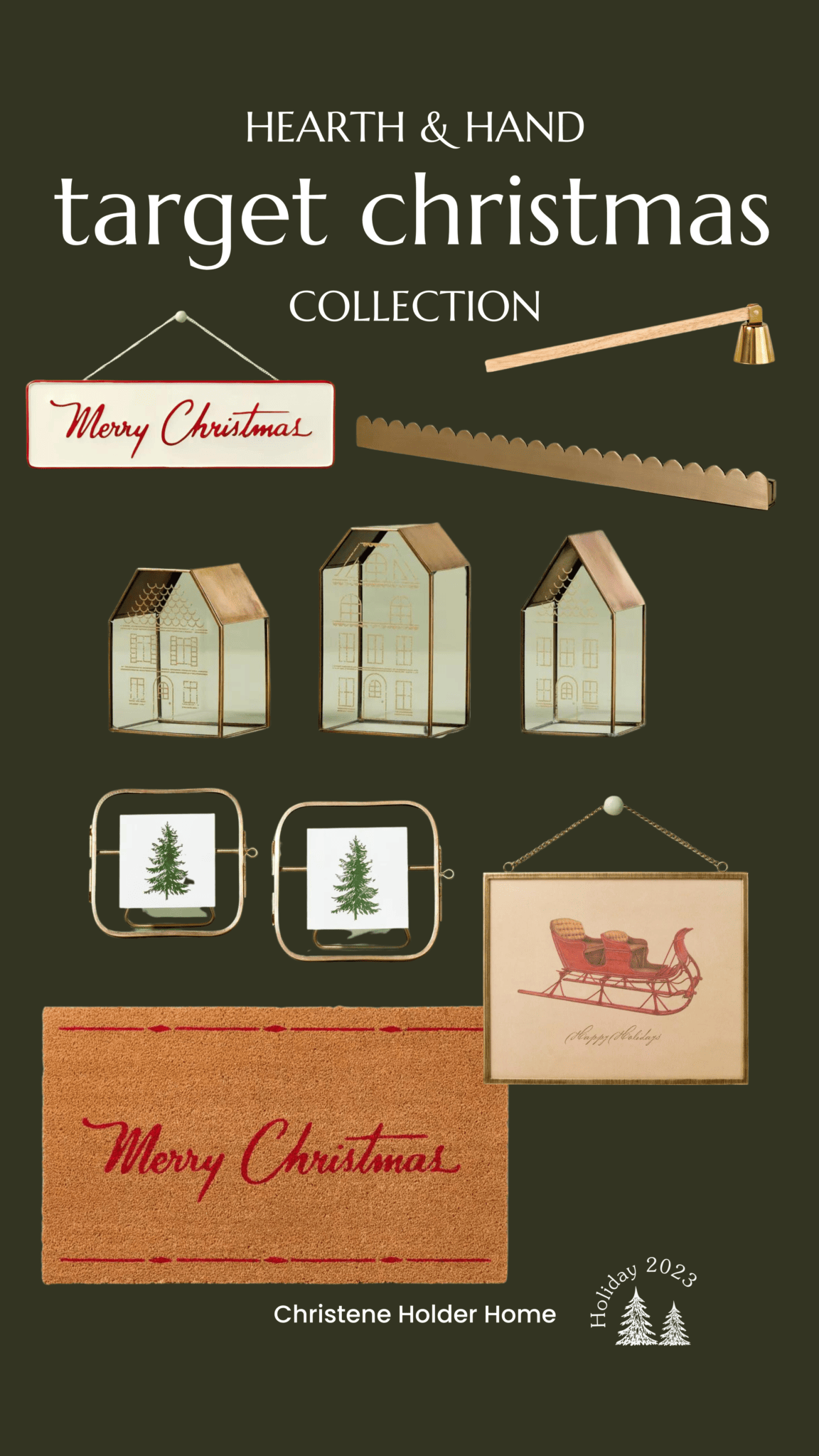 New 2023 Hearth and Hand with Magnolia Target Christmas Collection